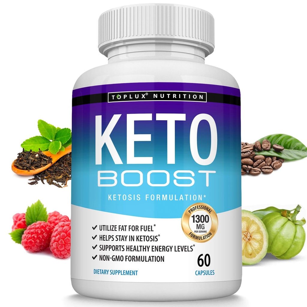 Keto Boost Diet Pills Ketosis Supplement - Natural Exogeneous Keto Podpora Formula Energy & Focus, Napredni Ketones za Ketogene Diet, Keto Diet Pills, za moške ženske