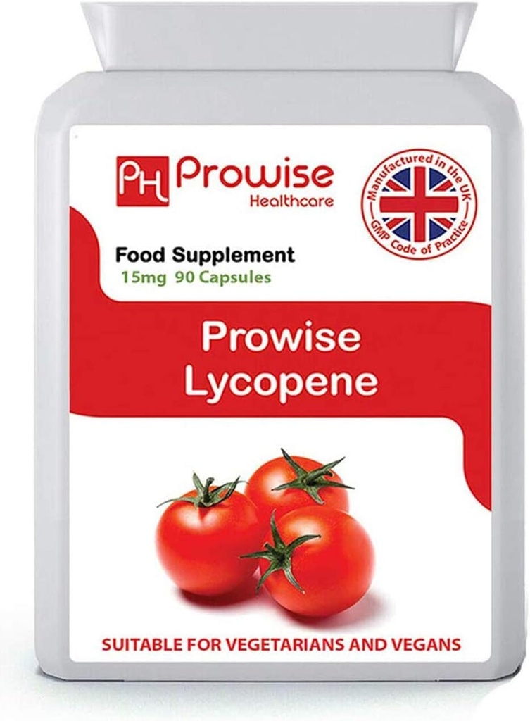 Likopen 10% beadlet 15 mg 90 kapsule - UK Producted  Standardi Prowise zdravstvenega varstva - primeren za vegetarijance in Vegane