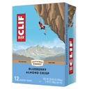 CLIF BAR - Blueberry Almond Crisp - izdelan z organskimi ovesi - Non-GMO - Na osnovi rastlin - Energy Bars - 2,4 oz. (12 Pack)