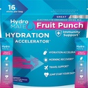 HydroMATE Elektrolit v prahu Sadje Punch Hydration Packets nizko sladkor 16 Število