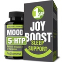 NooNajbolj razpoložena podpora dodatek za Mood Boost, Calm Mind & Telo, Stress Response, Energy Supplement – Zeliščni adaptogeni: Ashwagandha, L Tirozin, 5 HTP, Passion Flower, 30 grofov