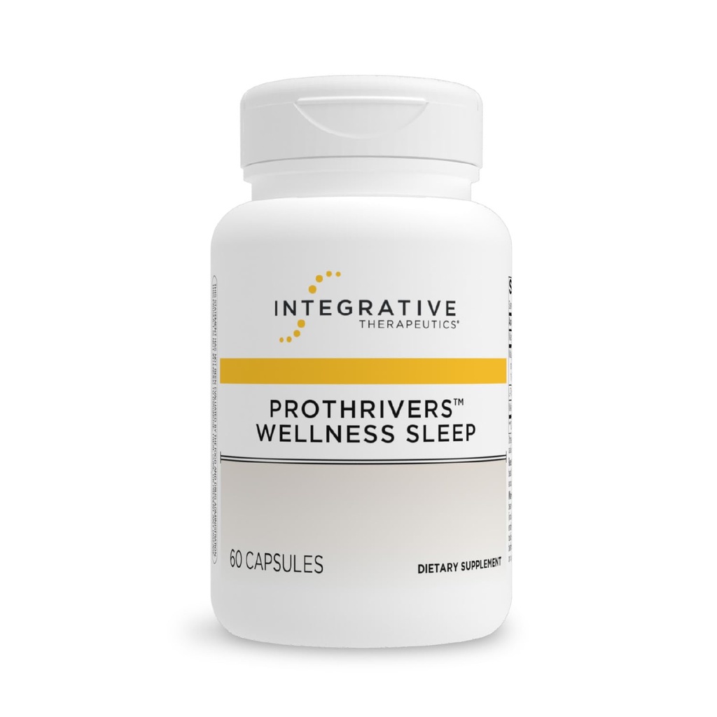 Integrativne terapije ProThrivers Wellness Sleep - Podpora za spanje za odrasle* - Podpora pri melatoninu in magneziju - Vegan, Gluten-free & Dairy-free - 60 kapsul (60 strežb)