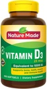 Narava narejen vitamin D3 25 mcg., 650 Softgels