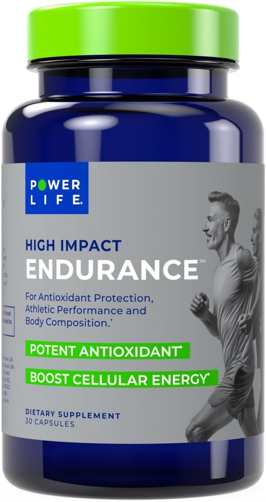 POWERLIFE High Impact Endurance Astaksantin in ElevATP Athletic Performance Support, 30 kapsul