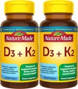 Vitamin D3 K2, 5000 i.e. (125 μg) Vitamin D, prehranska dopolnila za kosti, zobe, mišice in imuno-zdravje, 30 softgels, 30 dnevna oskrba - pakiranje po 2