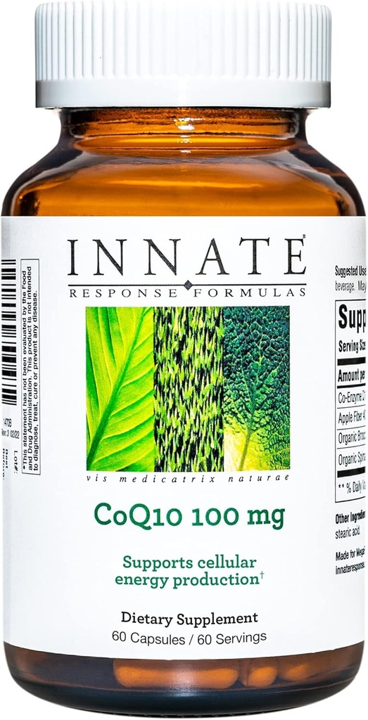 Formule INNATE Response - CoQ10 100 mg, Energy Support Formula - 60 kapsul (60 servingov)