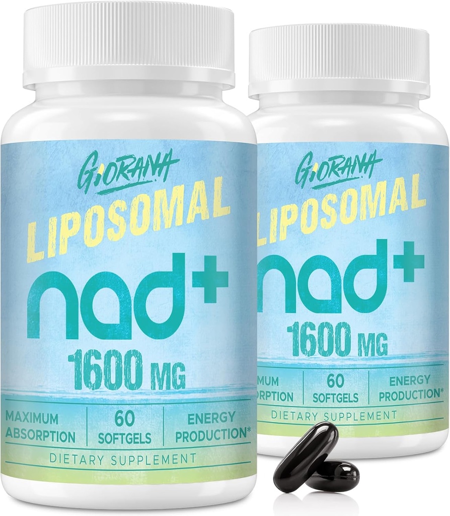1600 MG Liposomal NAD+ dodatek, NAD+ Boosting dodatek,Superior Absorpcija, Vitamin B3 za staranje obrambo, Dolgoživost, Energija, Popravila, Non-GMO, 120 Softgels