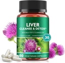 Jetrna čistila in detox tablete za zdravje jeter Popravila - z mlekom Thistle ekstrakt, Dandelion koren, ingver, pesa v prahu in vitamini - naravna jetrna podpora, 60 Veganske kapsule