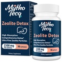 2300 MG kapsule Zeolit Detox - aktivirana charcoal in bentonit Clay, zelo absorbtivno celo telo, čiščenje jeter in črevesja, zeolitni klinoptilolit (90 kapsul)