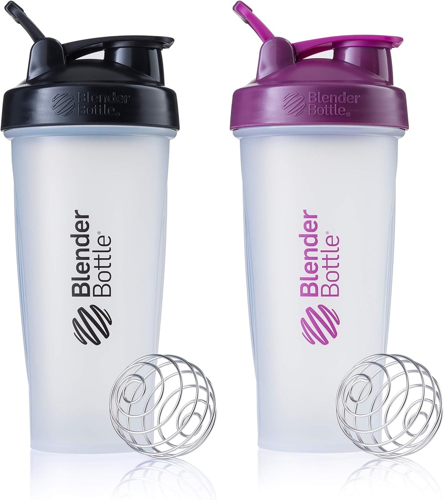 BlenderBottle Classic Shaker steklenica kot nalašč za beljakovinske Shake in pred vadbo, 28-ounce (2 paket), barve maj Vary