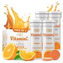 SIGNIFY NATURE Vitamin C 1000mg Šumeče tablete - Močna Imunska podpora VIT C z cinkovim dodatkom - Sugar-free & Vegan Formula 
