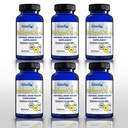 Plus - Organski rastlinski osnovni vir kalcijevega dodatka z vitaminom D3, k2, magnezijev glicinat in manganov (720 Count) paket 6
