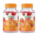 Življenjski vitamin D3 + vitamin K2 Otroci + vitamin D Otroci, Gumies Bundle - odličen okus, Vitamin dopolnilo, Gluten brezplačno, GSO brezplačno, Žvečljivi gumi