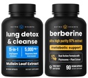 NutraChamps popolna dihalna in presnovna podpora: Lung Cleanse & Berberine Duo