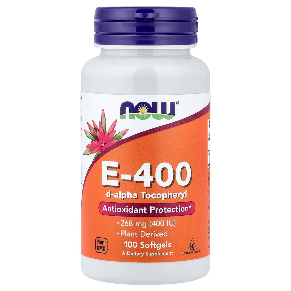 Zdaj živila - Vitamin E D Alfa Tokoferil acetat 400 IU - 100 Softgels
