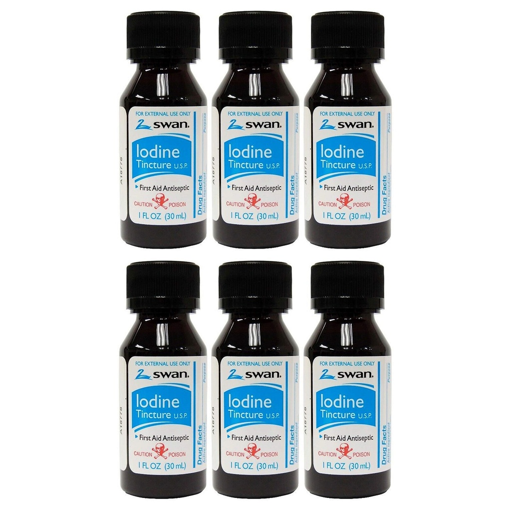 Swan Jodine Tincture U.S.P. - 1 fl oz (6 pakiranj)