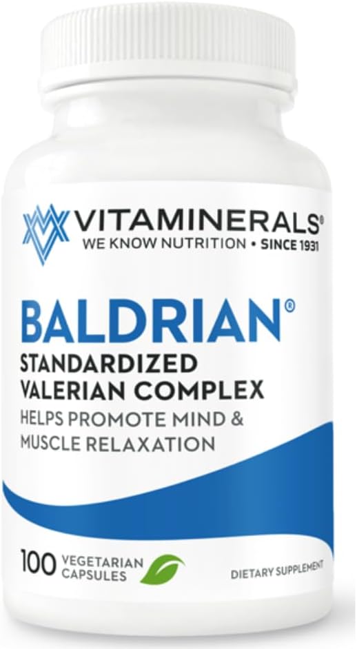 Vitaminerals 33 Baldrian® Original Natural Relaxing Support Standardizirano Valerian (100)