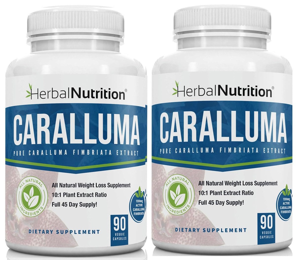Herbal Nutrition Caralluma Fimbriata 180 Kapsule Dve steklenici Pack maksimalna moč 10:1 Izvleček Razmerje 1200mg Vse-naravna prehrana, energija, vzdržljivost in upravljanje s težo Dopolnilo
