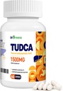 Pure TUDCA Dodatek 1500 mg, Visoka Pure Tauroursodeoksiholična kislina Bile soli, Jetra Podpora za čiščenje jeter detox in popravila, ne GSO, Enostavno za pogoltniti, Izdelano v ZDA, 60 Kapsule