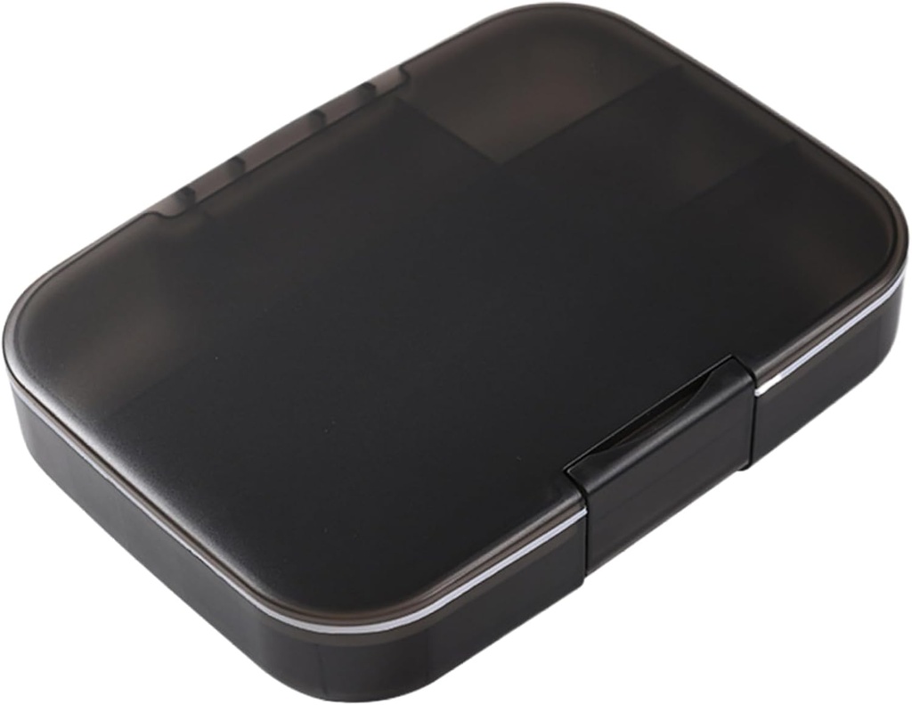 Organizator velike tablete 9 Kompartmaji Tablete Primer Vlažne tablete Škatla z Odstranljivo Partition Prenosna škatla tablete za ribje olje, Vitamin dopolnilo orodje