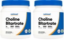 Nutricost Pure Choline Bitartrate Powder 500G (2 steklenici)