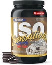 Ultimate Nutrition Whey Protein Isolate Powder with Glutamine Complex, ISO Sensation 93 - Whey Protein Powder z dodanim kolostrumom za izboljšano regeneracijo, imuniteto in Gut Health - Piškotki N krema, 2 kg