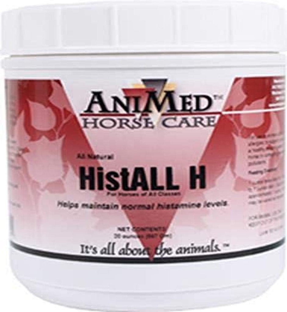 AniMed Histall-H za podporo dihalnega zdravja pri konjih, 20-Ounce...