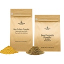 PURE POREKLA SESTAVINE Bee Pollen Powder in Bee Propolis Powder Bunded, 1 lb vsak, brez polnila, Lab preverjen