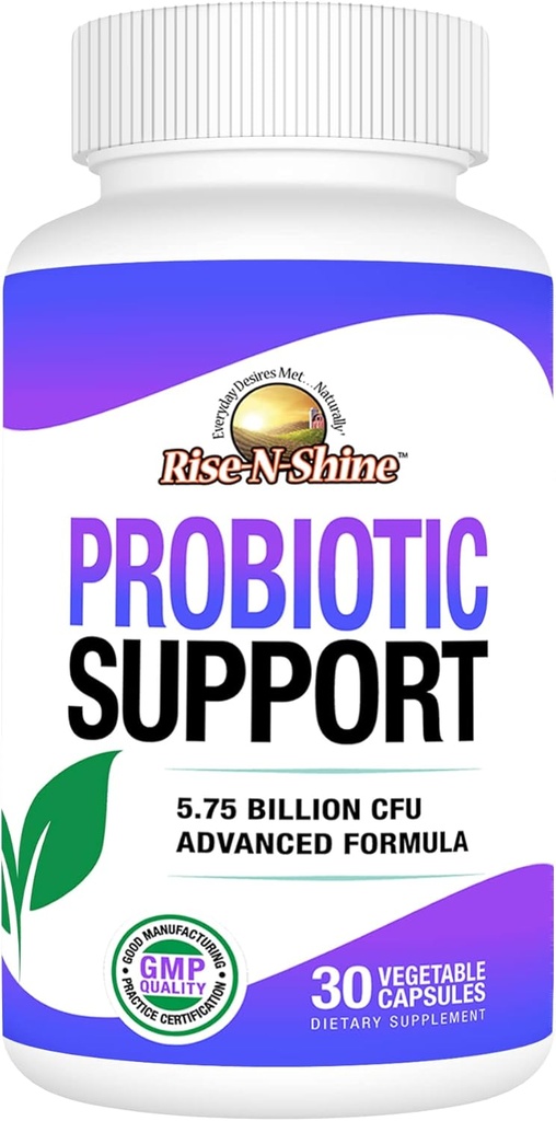 Rise-N-Shine probiotiki za ženske in moške - 5,75 milijard CFU 7 sevov - 30 kapsul