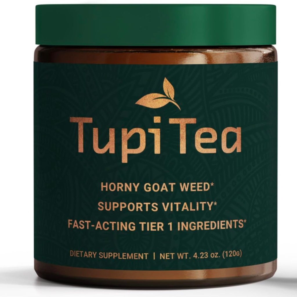 Horny Goat Weed Powder, dodatek w/Maca Root, Tribulus Terrestris Extract, Muira Puama za povečanje energije, Wellness in dušikov oksid Primarna podpora za moške in ženske. Omejen dan dogovora za mesec