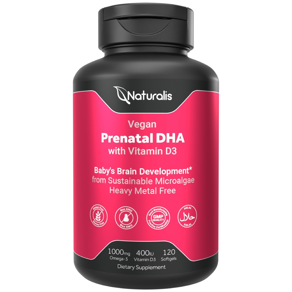 Naturalis Vegan Prednatal s polnim spektrom Omega-3 