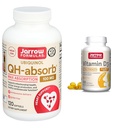 Jarrow Formule QH-Absorb 100 mg Max Absorpcija - CoQ10 Ubikinol & vitamin D3 62, 5 μg (2. 500 i. e.) - 100 Servingov (Softgels)