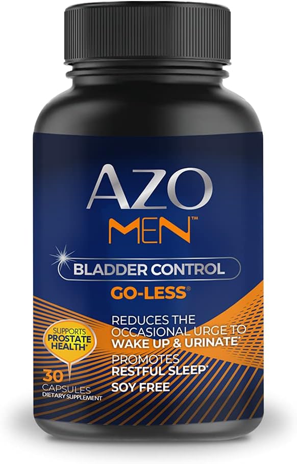 AZO Men Bladder Control, Dnevna podpora Bladder zasnovan posebej za moške pomaga ohranjati zdravo Bladder Control in zmanjšati občasno urgenco*, Podpira Prostata zdravje*, 30 CT