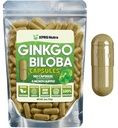 XPRS Nutra Ginkgo Biloba Kapsule - Gingko Biloba Inkapsulirani dodatki za kognicijo - Veganska prijazna Ginkoba Biloba - imuniteta povečanje Ginkgo Biloba Kapsule - 180 Število