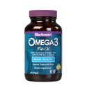 Bluebonnet Nutrition Omega-3 Brain Formula Natural Wild Caught Triglicerid Form DHA 860 mg EPA 120 mg - Visoko koncentrirano Kognitivno zdravje in wellness podpora dodatek - Gluten-free - 60 Softgels