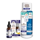 GuruNanda črno seme olje, hladno predrta Nigella Sativa - bogata z vitaminom D3 5000 enot, K2 & E & Dual Barrel Oxyburst Belilna usta pranje - vsebuje vodik peroksid