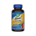 Živa pot narave! Moški 50+ Popoln multivitamin, podpira več telesnih sistemov*, podpira celično energijo*, visoke jakosti B-vitaminov, Gluten-free, 130 tablet (Packaging May Vary)