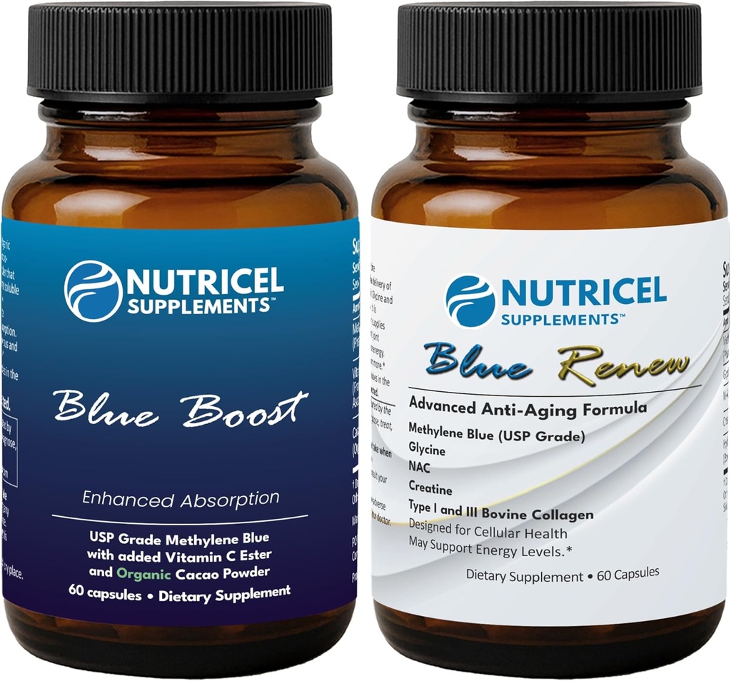 Nutrikel Metilen modre kapsule - Boost and Renew (2 paket izdelkov)