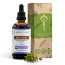 Skrivnosti Tribe Mistletoe Tincture Alkohol-free Tekoči ekstrakt, omelo (Viskum Album) Suhi Herb (4 FL OZ)