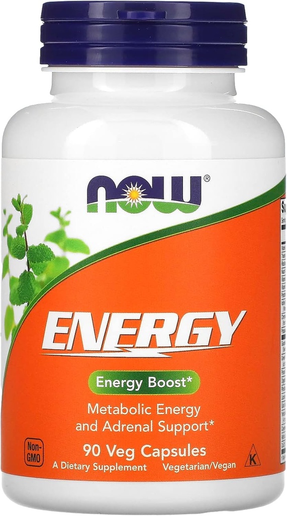 Now Foods Energija - Presnovna prehrana 90 Vcaps
