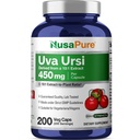 NusaPure Uva Ursi 10:1 Extract, 450 mg ekvivalentno 4500mg 200 Vegetarian caps (Nen-GMO, Vegan) Bearberry