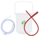 Komplet za čiščenje Colon - Priporočeno Gerson Home Komplet klistir - Enema Bucket Kit z rdečo tubo - Colon Detox Organic Coffee Enema - Enema Coffee Cleanser - Colon Health