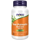 NOW Foods Supplements, Saw Palmetto Extract (Serenoa repens) 160 mg, moško zdravje*, 120 Softgels
