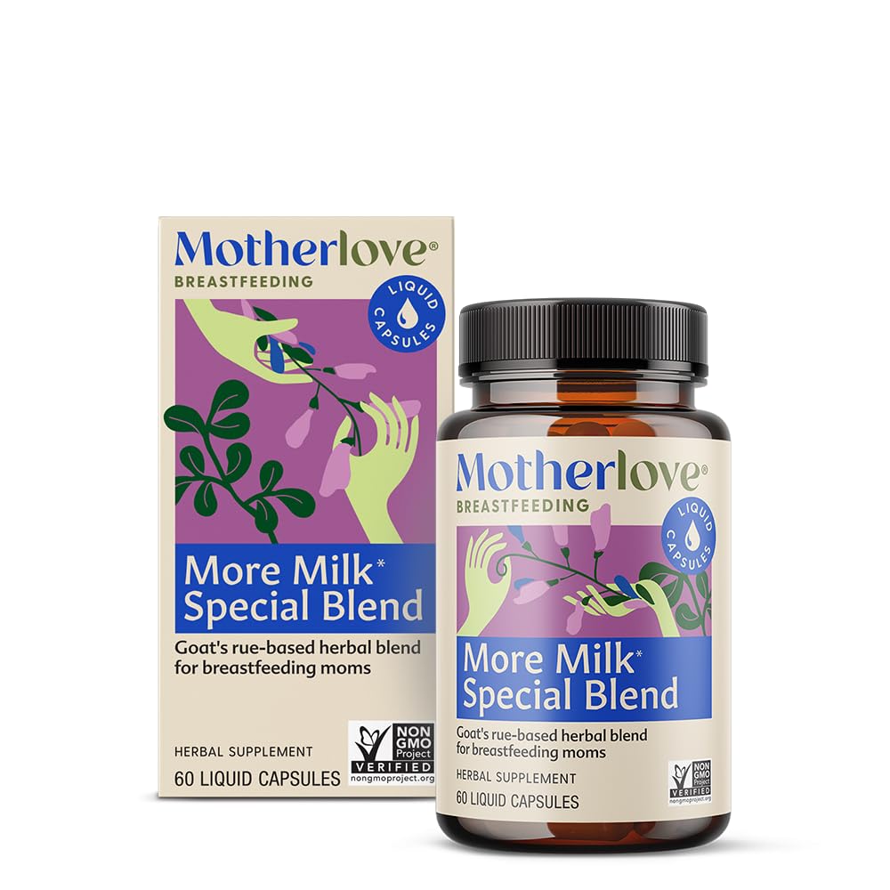 Mater Love Več Posebna mešanica mleka (60 Tekoči kapice) Zeliščni Dojenje dodatek w/Goat’s Rue za izgradnjo prsi Tsue & Podpora oskrbo z mlekom – Ne-GMO, Organic Herbs, Vegan, Košir, Soy-free