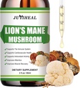 Livo Mane Liquid - Brain Support, Energy, Memory & Focus - Sugar & Alkohol-free Lions Mane Dodatek - 2 Fl OZ, 2 Mesec dobave