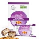 Pametne za življenje visoke proteinske palice - karamelni mandlji - crunchy 19g proteinske čokoladice – 12 barov - proteinski prigrizki – karamelni proteinski čokoladi