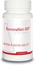 Biotics Research ResveraSirt HP Oblikoval dr. Mark Houston, Trans Resveratrol, Quercetin, povečanje aktivnosti siruina, kardiovaskularna podpora, moč srca, žilna podpora, 30 kapsul
