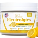 Zero Sugar - Lemon Candy Electrolytes Powder - Osvežilna Hidracija - Kofein Brez energije z vsemi naravnimi sestavinami - Vegan, Keto & Paleo - Sladkor Brez elektrolitov Powder Drink Mix - 37 Servings