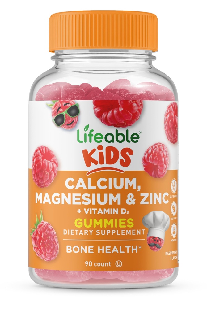 Življenjski otroci Kalcij Magnezij Cink Gumies 