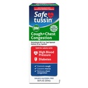Safetussin DM kašelj & prsni koš prebavne motnje, 8 oz, pričakovana sluz Relief, kašelj Relief Sirup, varna za odrasle z visokim krvnim tlakom in sladkorno boleznijo